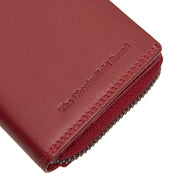 Red Leather Wallet Lenwick, detail view 4