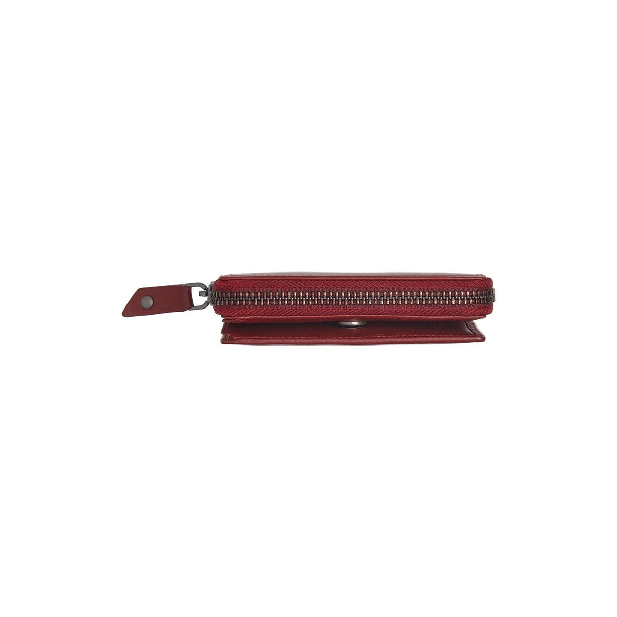Red Leather Wallet Lenwick, detail view 5