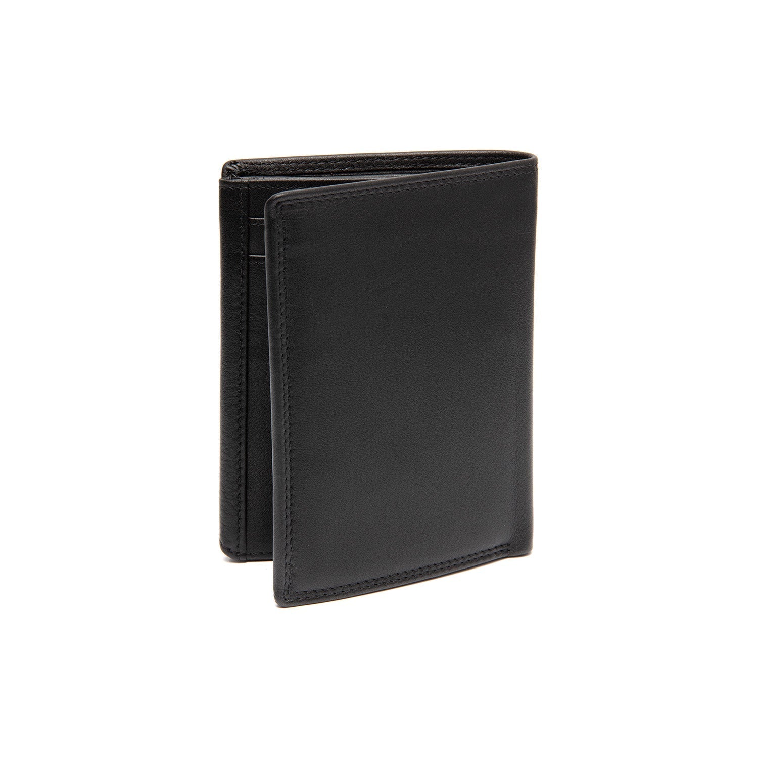 Black Leather Wallet Leroy, detail view 6