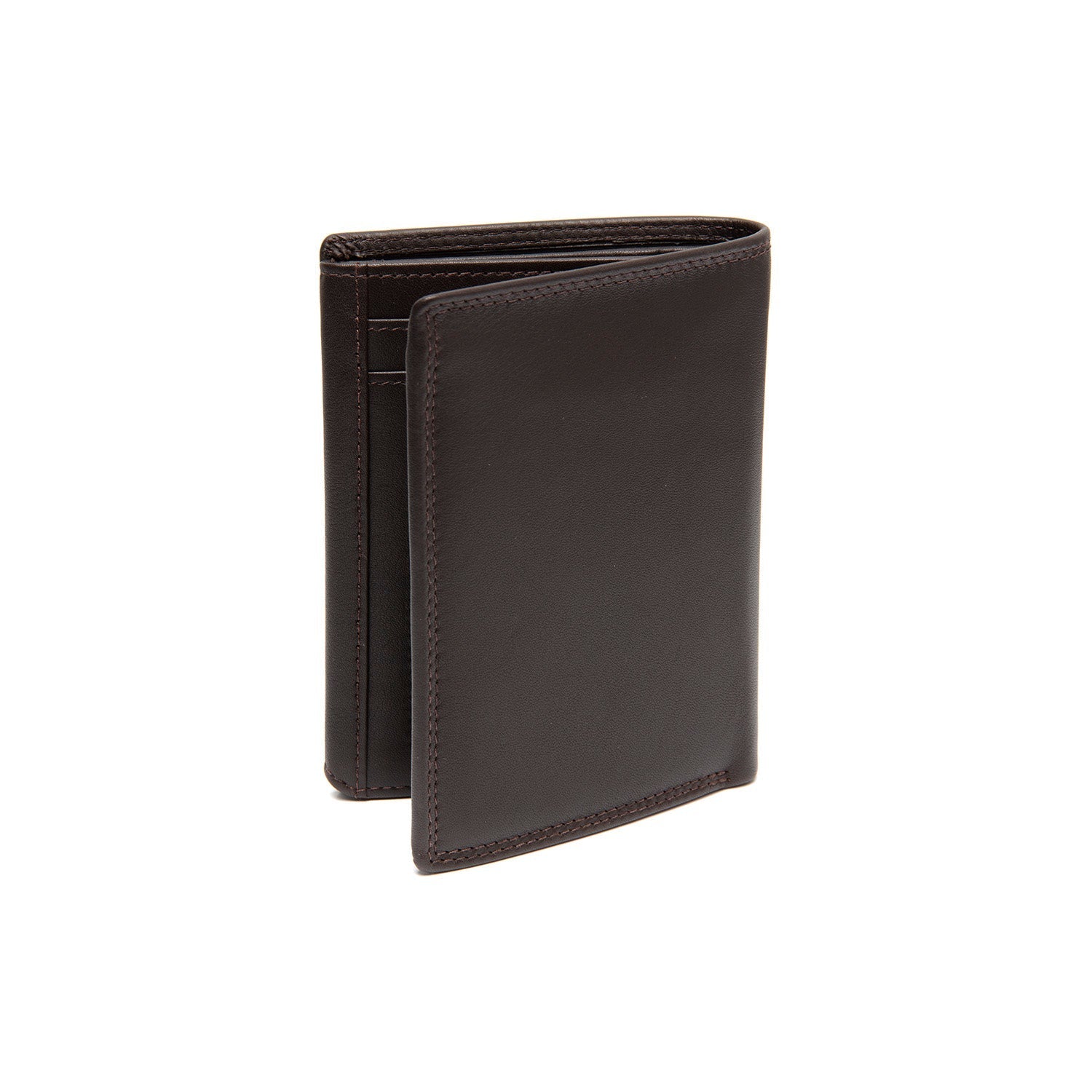 Brown Leather Wallet Leroy, detail view 4