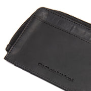 Black Leather Wallet Livenza, detail view 1