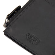 Black Leather Wallet Livenza, detail view 3