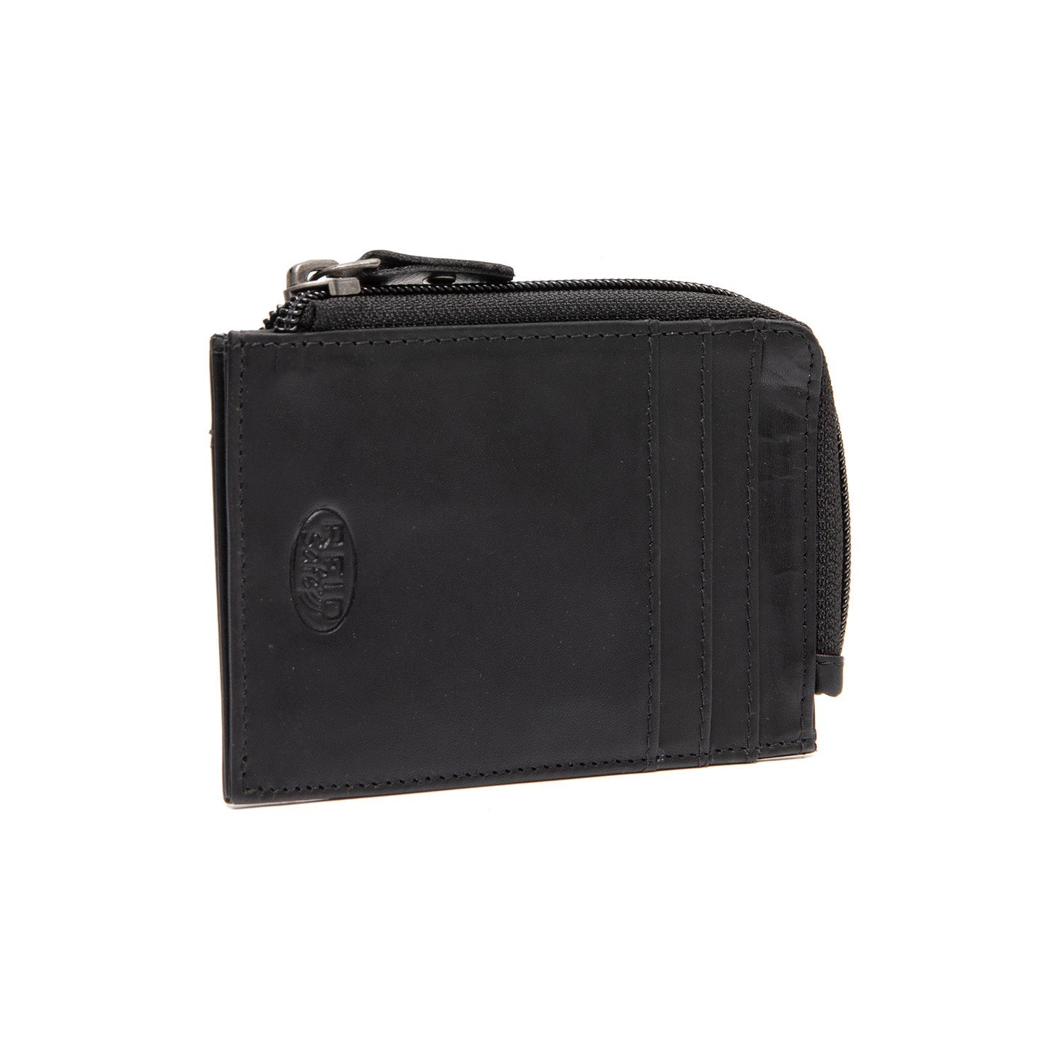 Black Leather Wallet Livenza, detail view 4