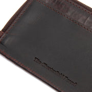 Brown Leather Wallet Livenza, detail view 3