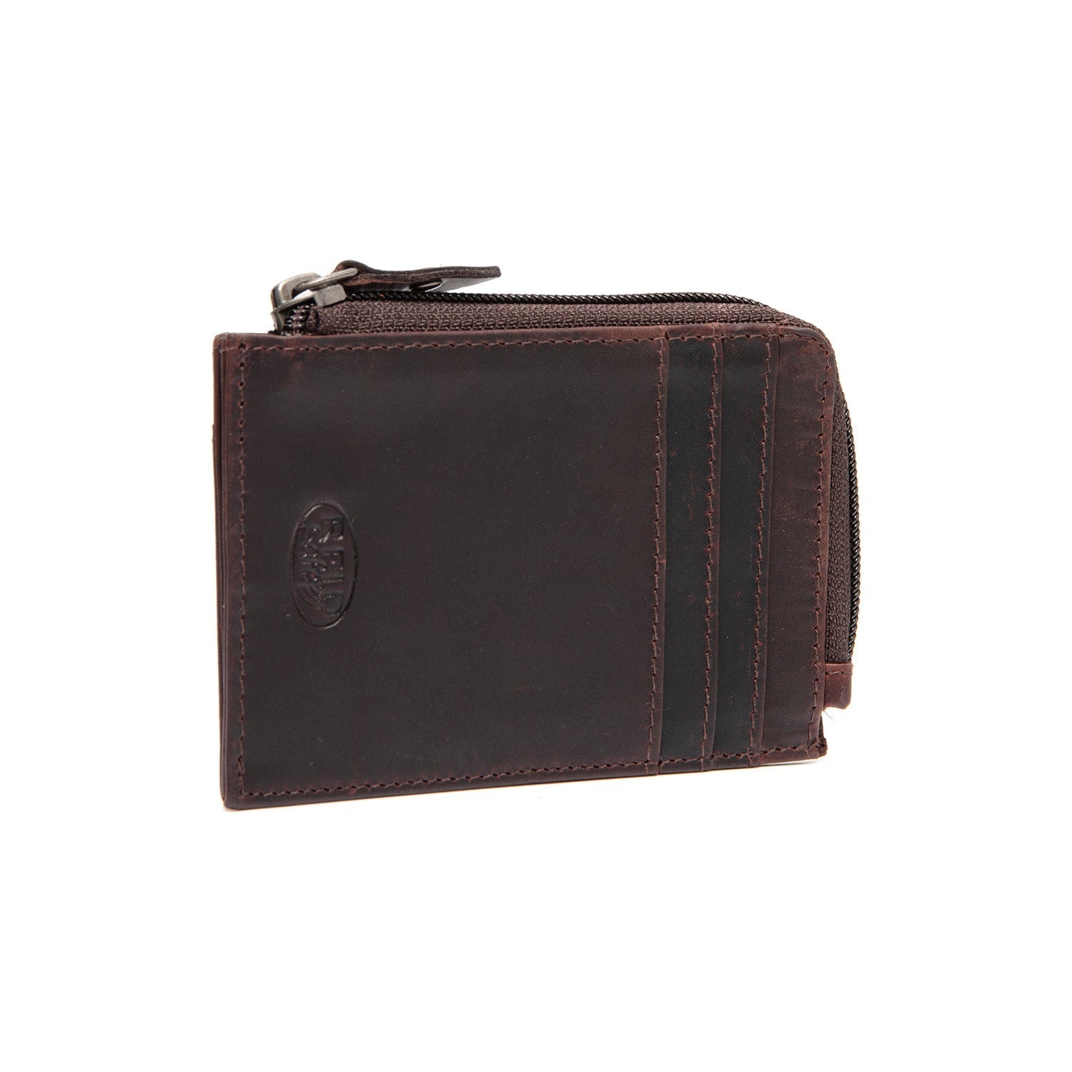 Brown Leather Wallet Livenza, detail view 4