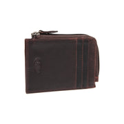 Brown Leather Wallet Livenza, detail view 4