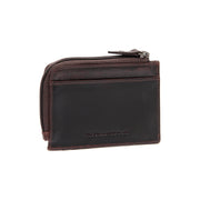 Brown Leather Wallet Livenza, front view