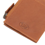 Cognac Leather Wallet Livenza, detail view 3