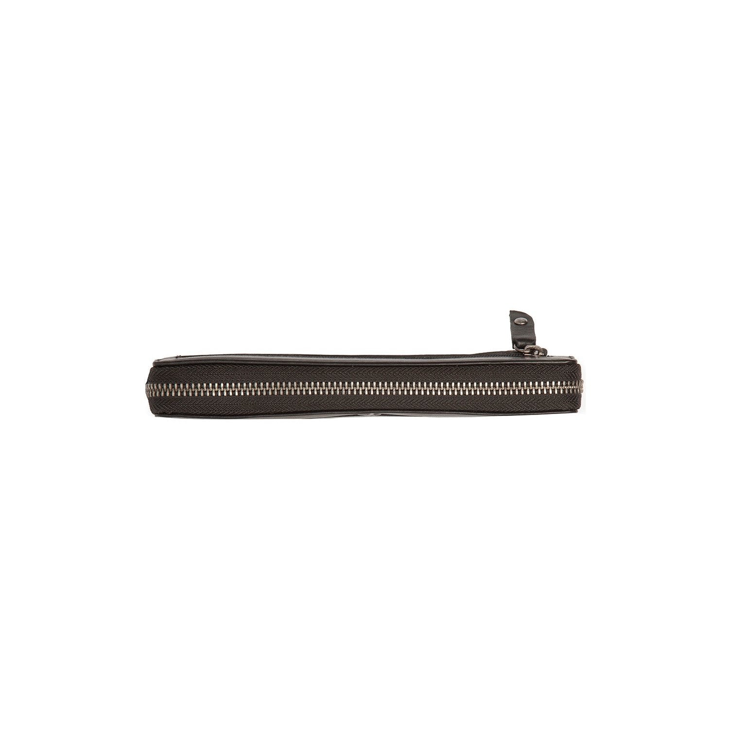 Black Leather Wallet Livorno, product view 3