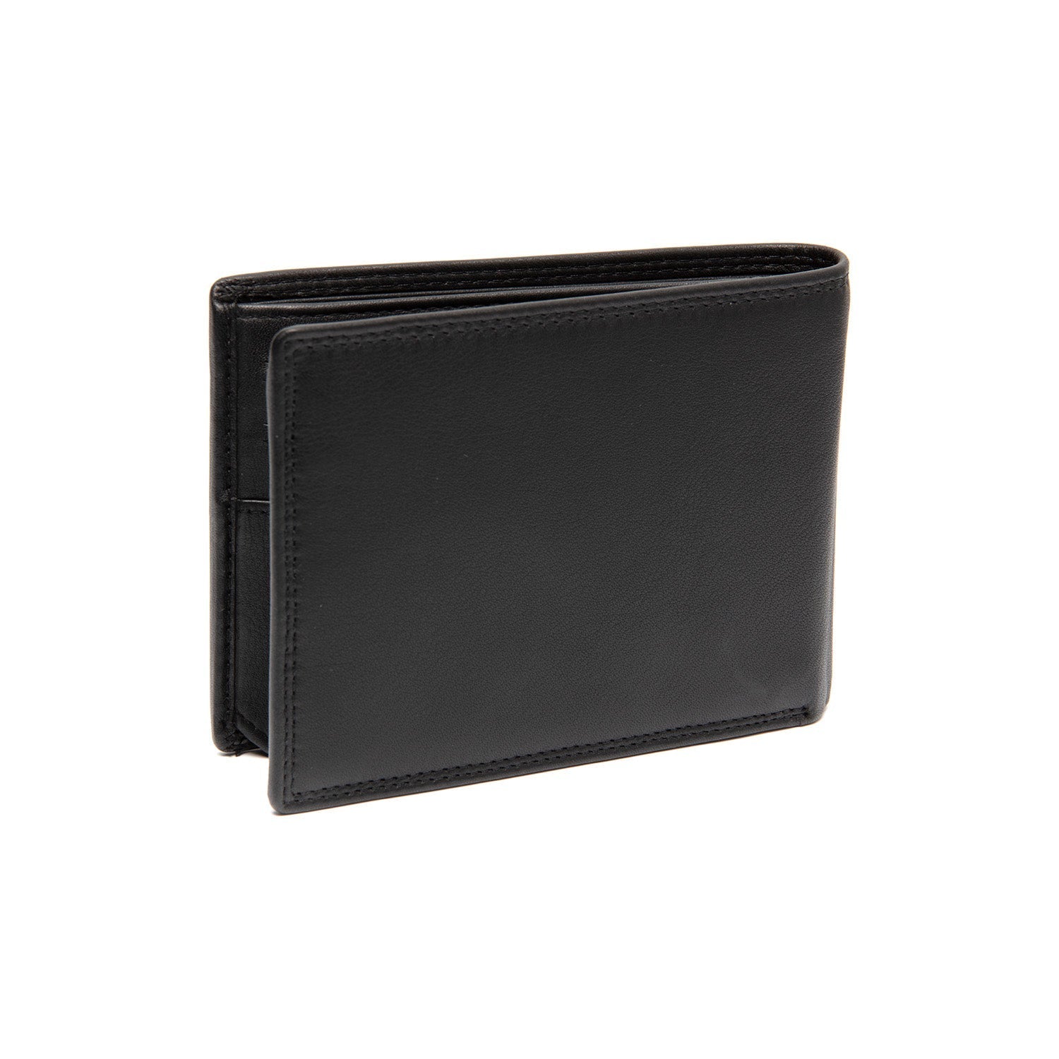 Black Leather Wallet Lynnwood, detail view 4