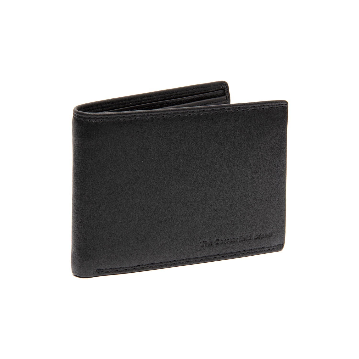 Black Leather Wallet Lynnwood, front view
