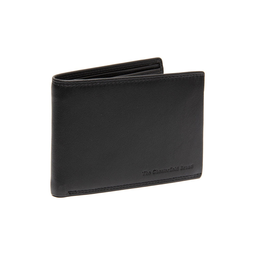 Black Leather Wallet Lynnwood, front view