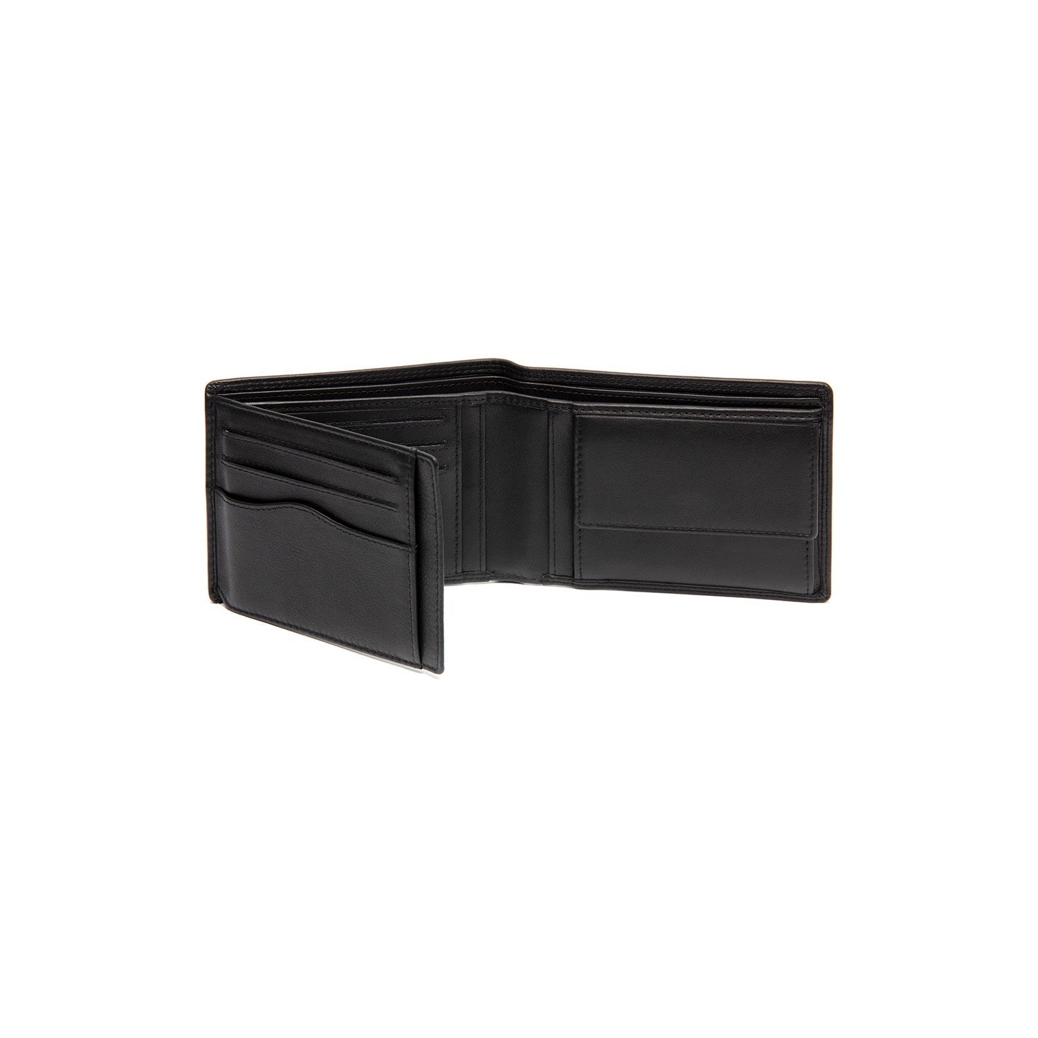 Black Leather Wallet Lynnwood, product view 2