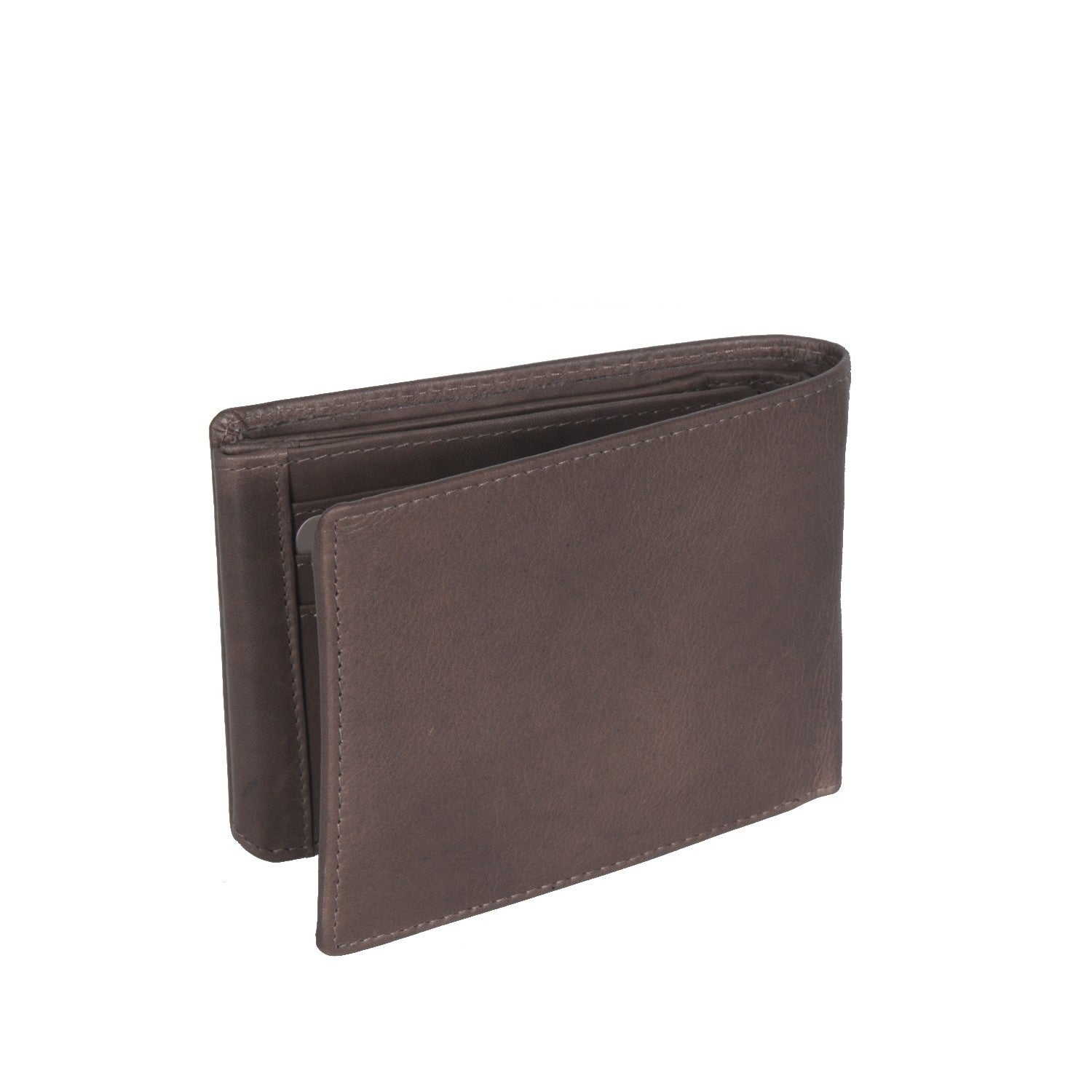 Brown Leather Wallet Marion, detail view 3