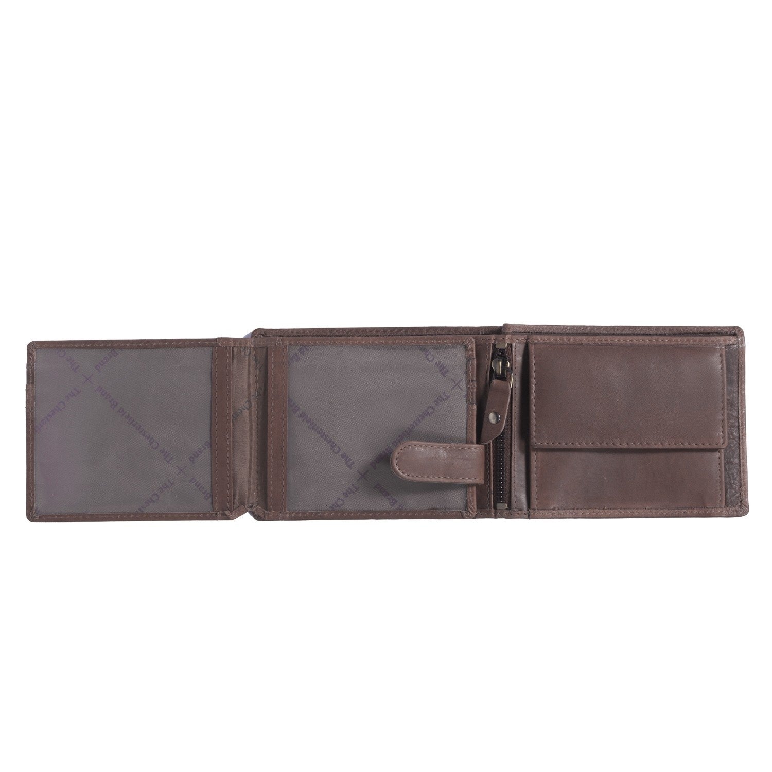 Brown Leather Wallet Marion, product view 2