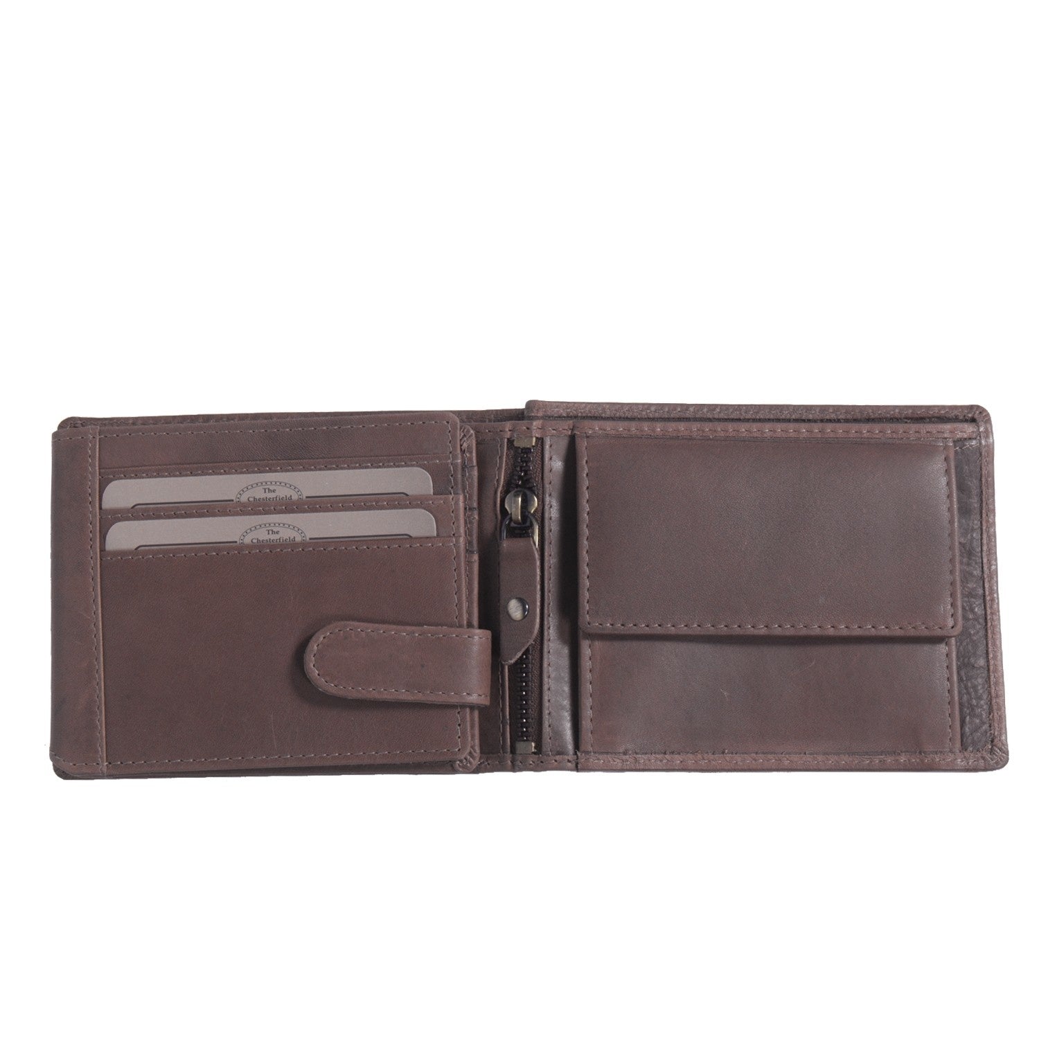 Brown Leather Wallet Marion, product view 3