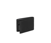 Black Leather Wallet Marvin, detail view 4