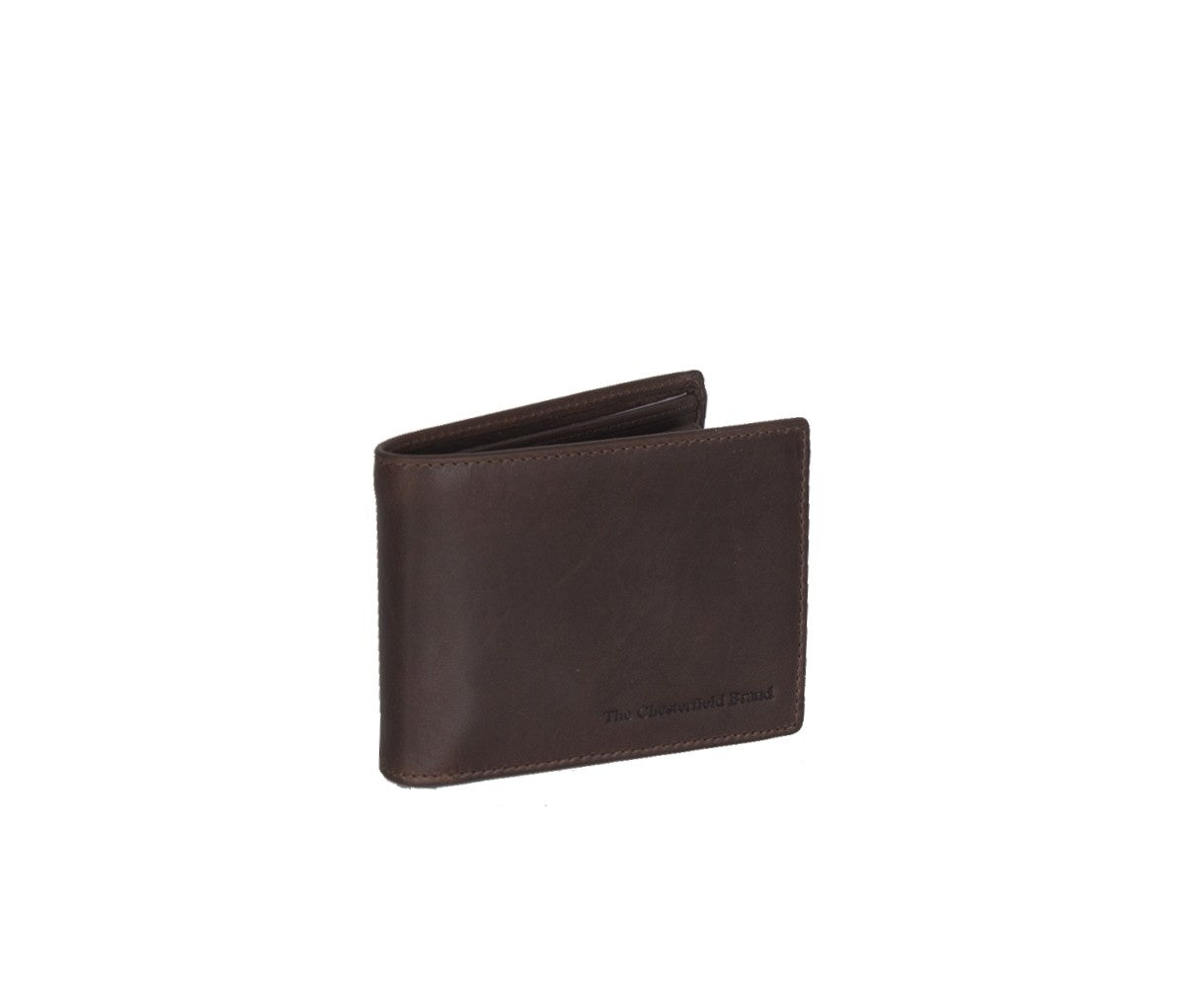 Brown Leather Wallet Marvin, front view