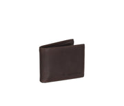 Brown Leather Wallet Marvin, front view