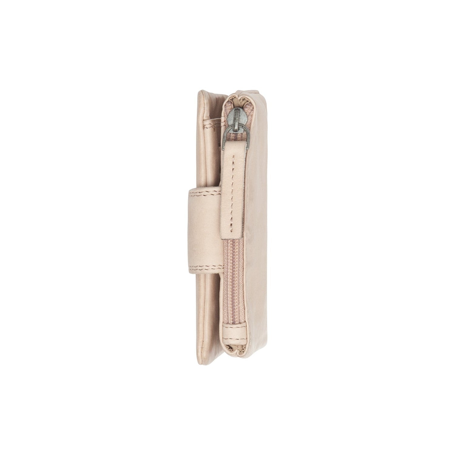 Beige Leather Wallet Mavona, product view 3