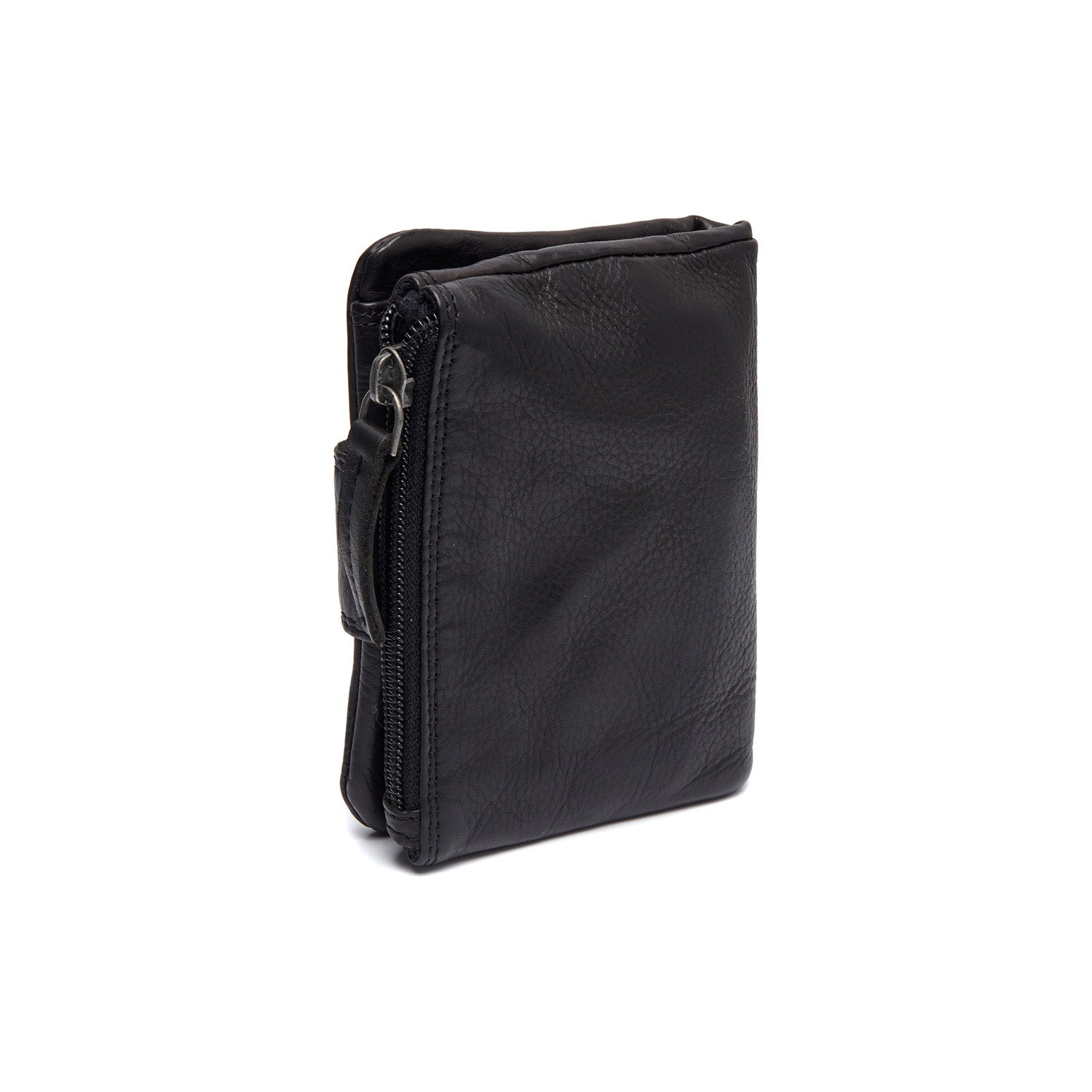 Black Leather Wallet Mavona, detail view 4