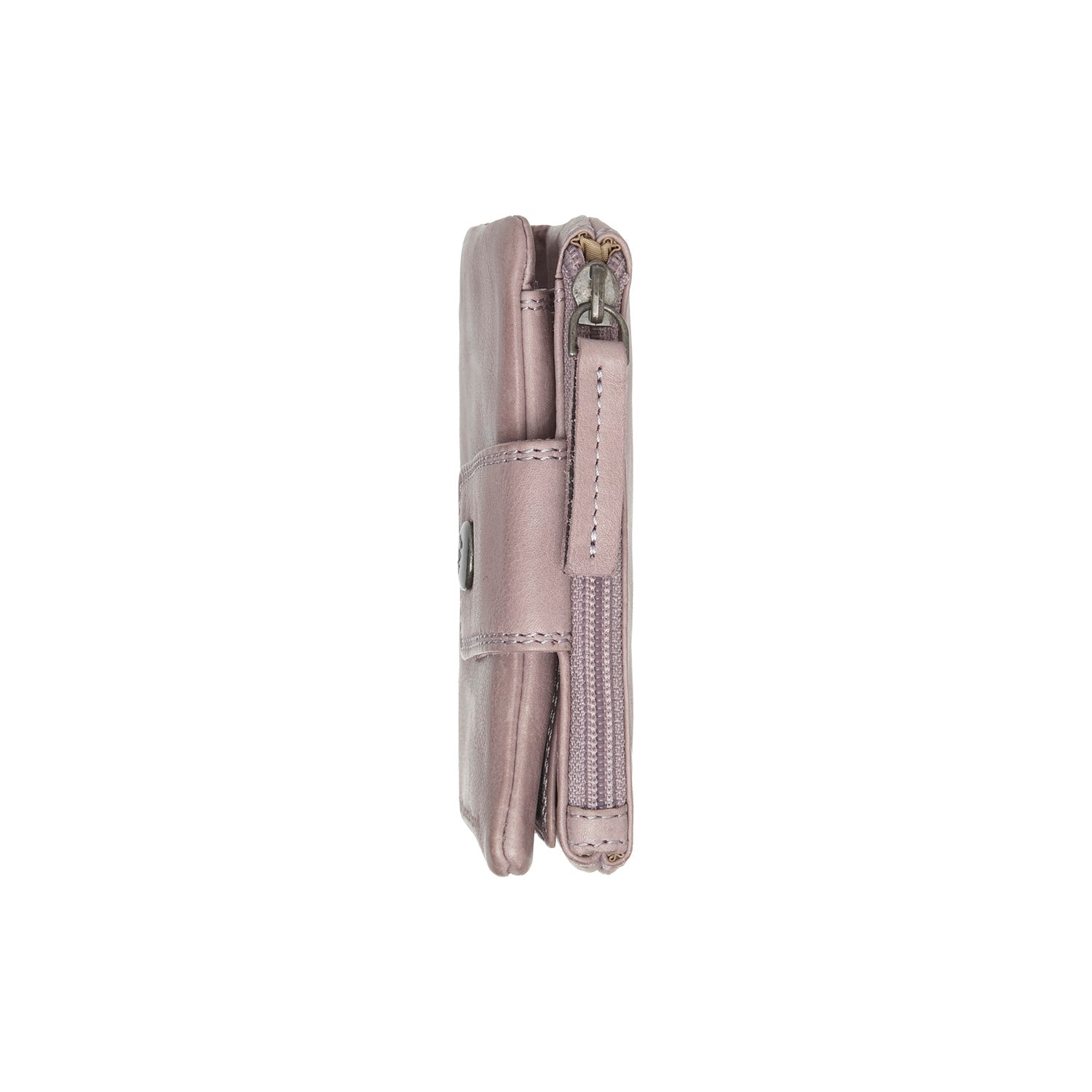 Lavender Lilac Leather Wallet Mavona, product view 3