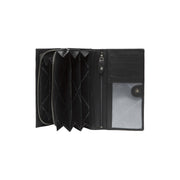 Black Leather Wallet Mirthe, product view 2