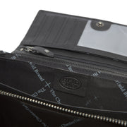 Black Leather Wallet Mirthe, product view 3