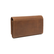 Cognac Leather Wallet Mirthe, detail view 5