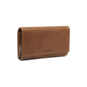 Cognac Leather Wallet Mirthe, front view