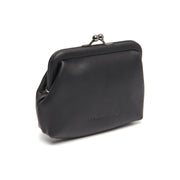 Black Leather Wallet Nera, front view