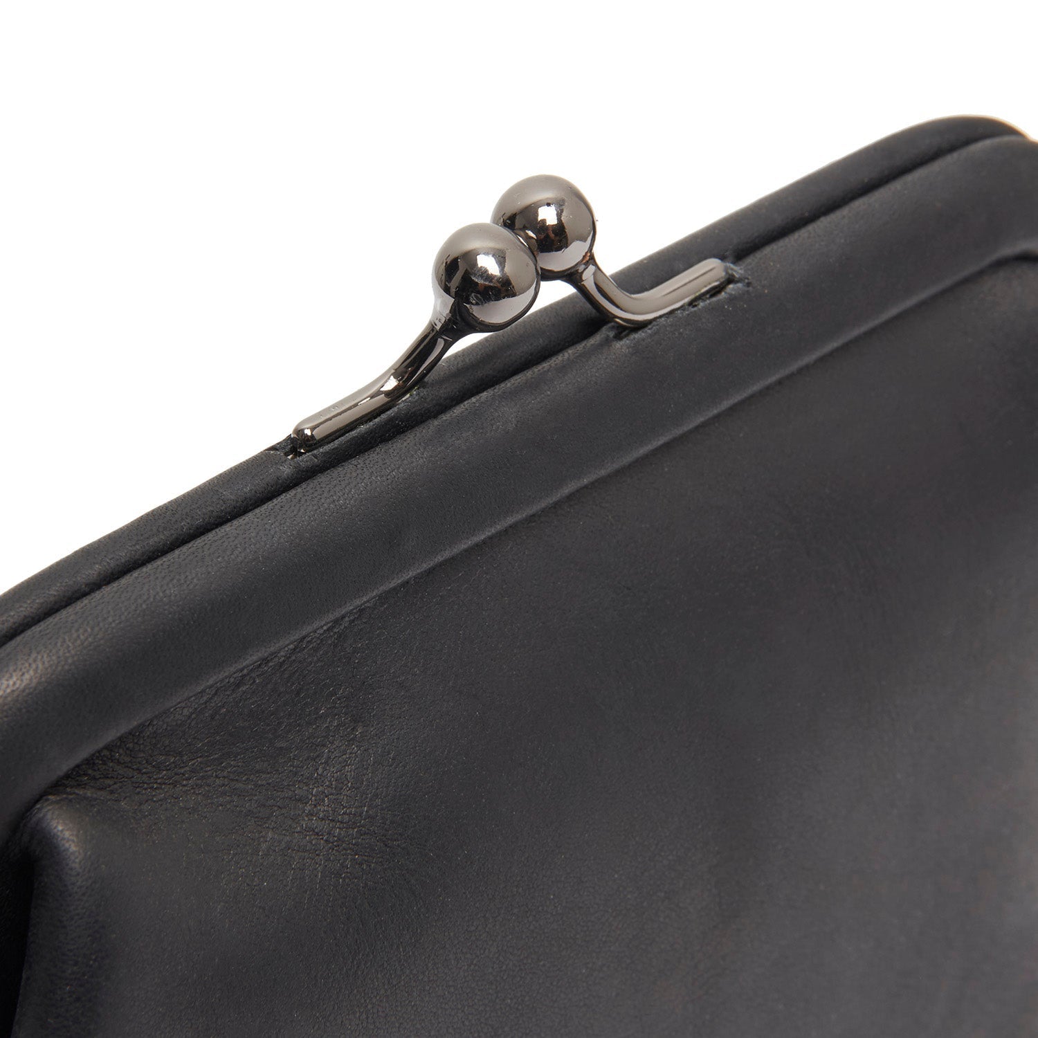 Black Leather Wallet Nera, product view 2