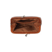 Cognac Leather Wallet Nera, detail view 1