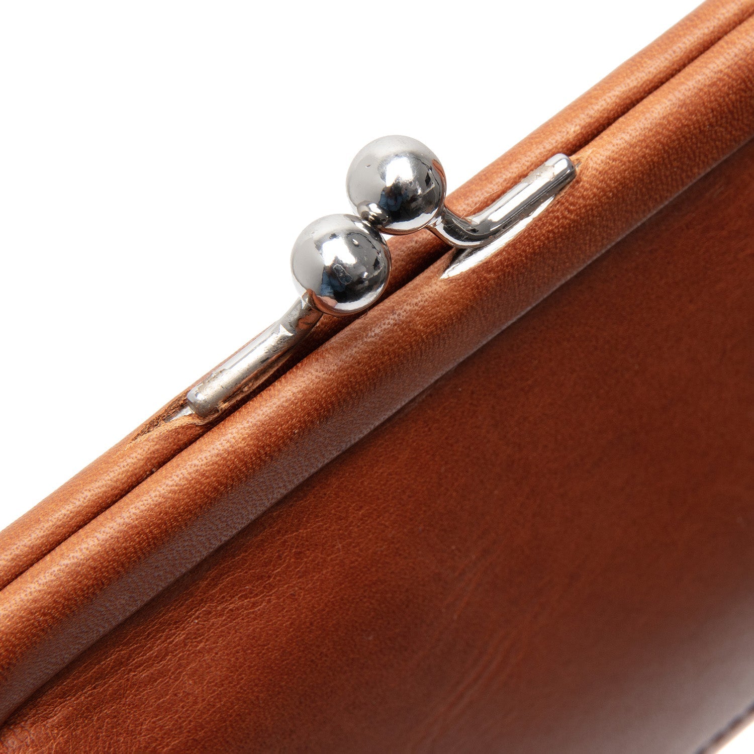 Cognac Leather Wallet Nera, detail view 3