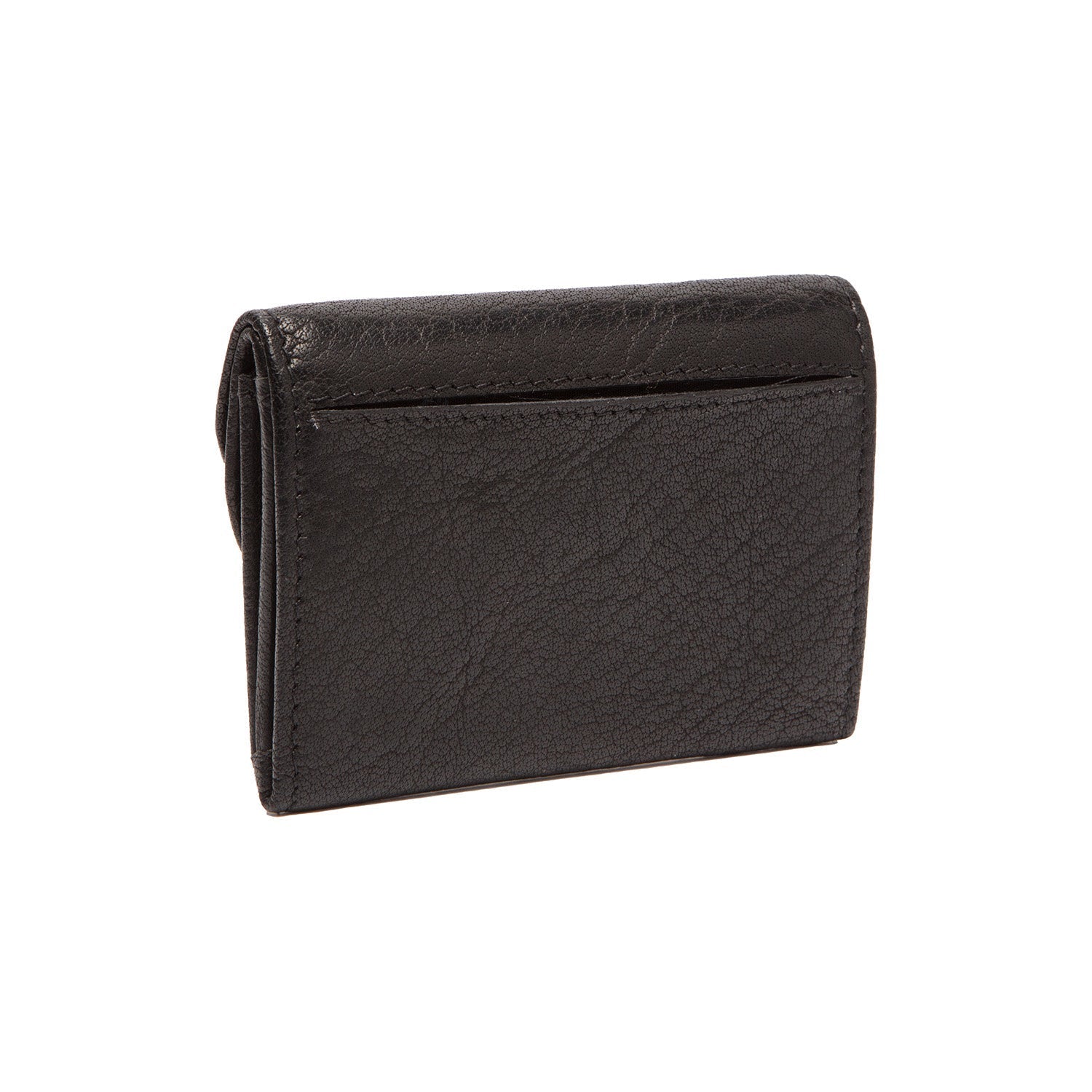 Black Leather Wallet Newton, detail view 3