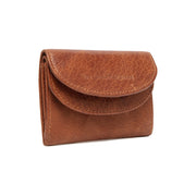 Cognac Leather Wallet Newton, front view
