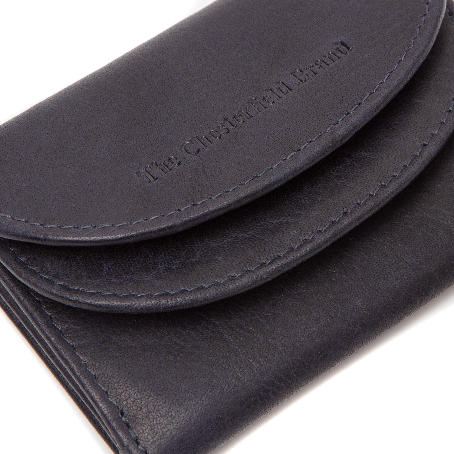 Navy Leather Wallet Newton, product view 2