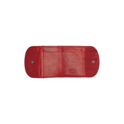 Red Leather Wallet Newton, detail view 1