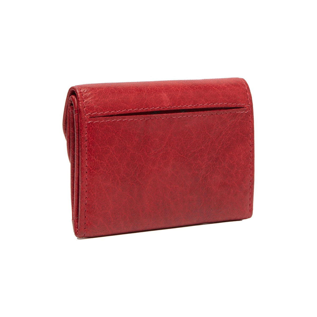 Red Leather Wallet Newton, detail view 3