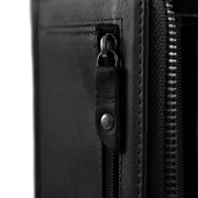 Black Leather Wallet Nova, detail view 1