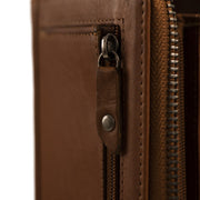 Cognac Leather Wallet Nova, detail view 3
