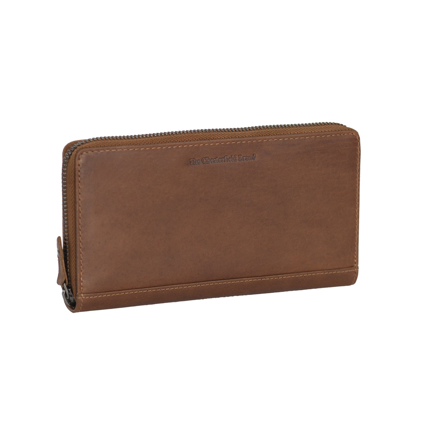 Cognac Leather Wallet Nova, front view