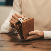 Cognac Leather Wallet Nova, product view 2