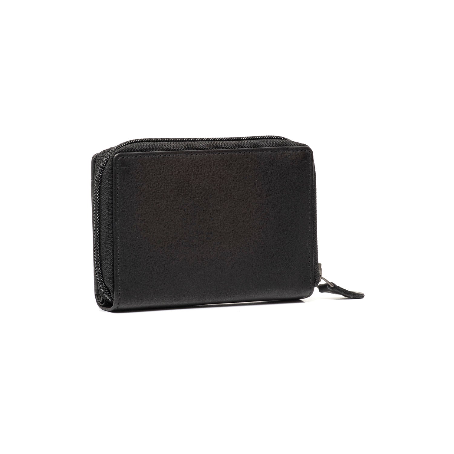 Black Leather Wallet Orveta, detail view 4