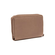 Taupe Leather Wallet Orveta, detail view 4