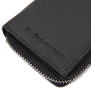 Black Leather Wallet Osum, detail view 3