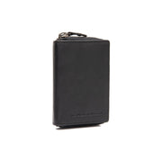 Black Leather Wallet Osum, front view