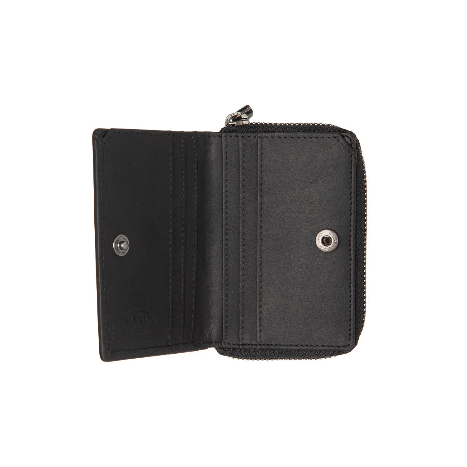 Black Leather Wallet Osum, product view 3