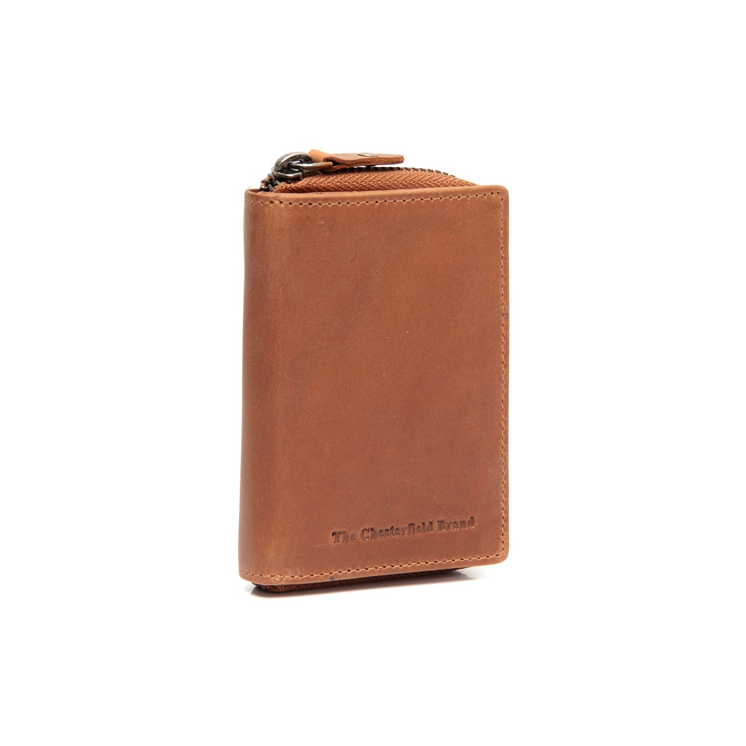 Cognac Leather Wallet Osum, front view