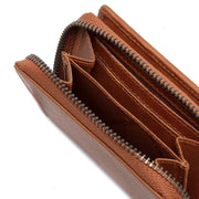 Cognac Leather Wallet Osum, product view 2